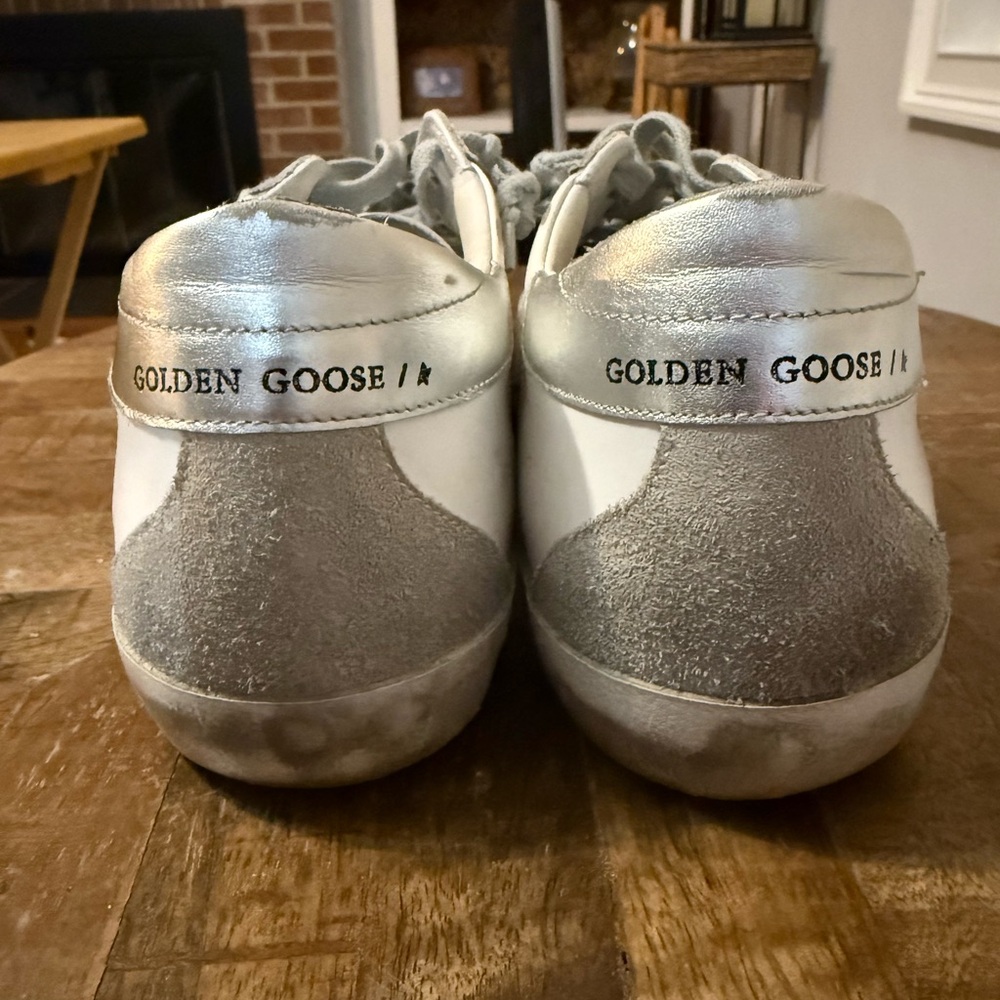 Golden Goose Super-star Mixed Leather Sneakers 45/12 - Picture 7 of 15